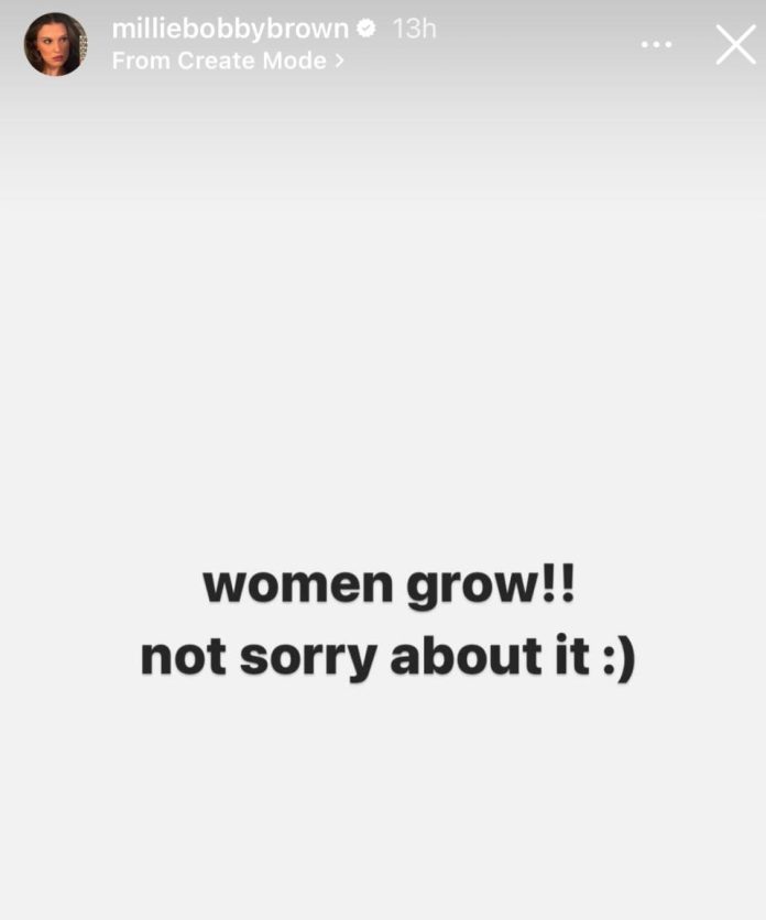 Millie Bobby Brown, 20, is being shamed for looking 'way older' than she is. How she’s dealt with criticism while growing up in the public eye.