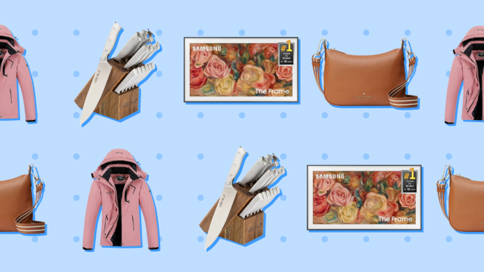 Today's best sales: 30% off a Samsung Frame TV, 70% off a Kate Spade bag and more