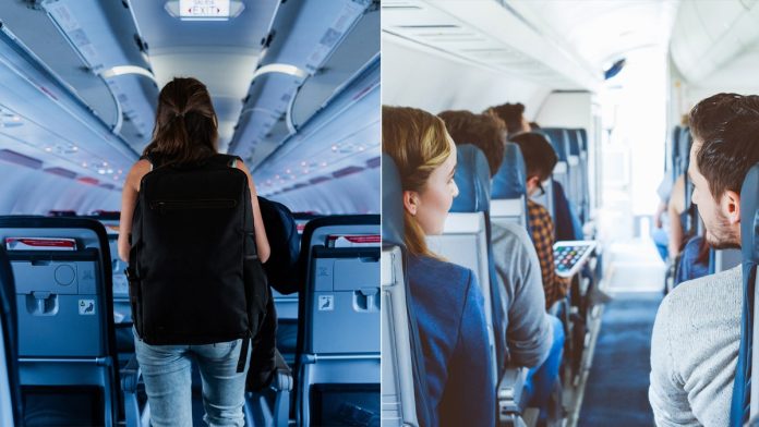 Flight passenger says man deliberately squatted in window seat, ignites social media debate