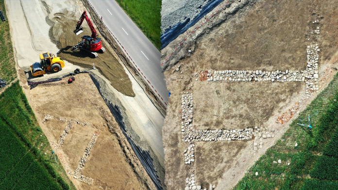 Archaeologists uncover long-lost Ancient Roman building at construction site with a little help