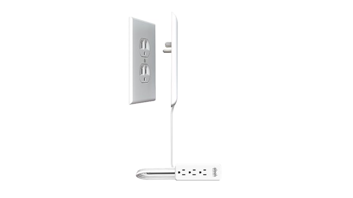 Never stare at ugly cords again, thanks to this clever outlet cover, just $22 for Labor Day