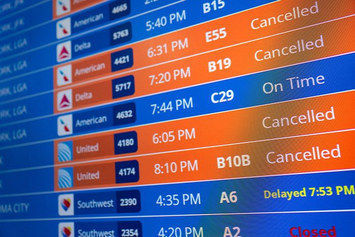 Flight disruptions from shutdown pile up as Trump threatens air traffic controllers