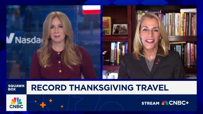 Sara Nelson on record Thanksgiving travel: In the best position possible going into this holiday