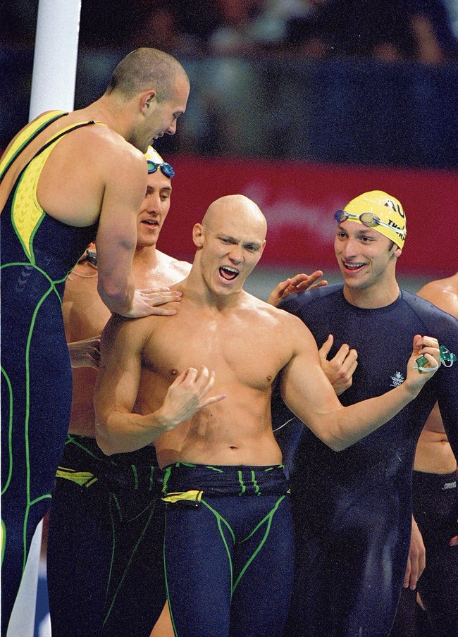 Aussie swimmer Michael Klim engaged to partner Michelle Owen