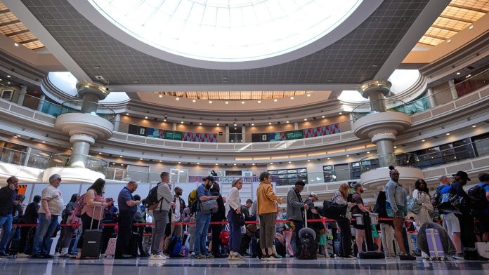 Airports beg flight passengers to change their travel habits after DHS shutdown jams lines