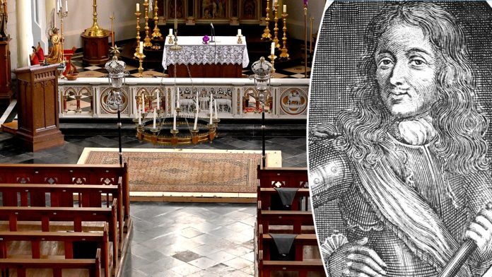 Legendary captain who inspired 'The Three Musketeers' may have been found under church altar