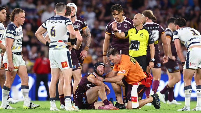 Broncos query concussion call in narrow loss to North Queensland: ‘Was ready to run back out’