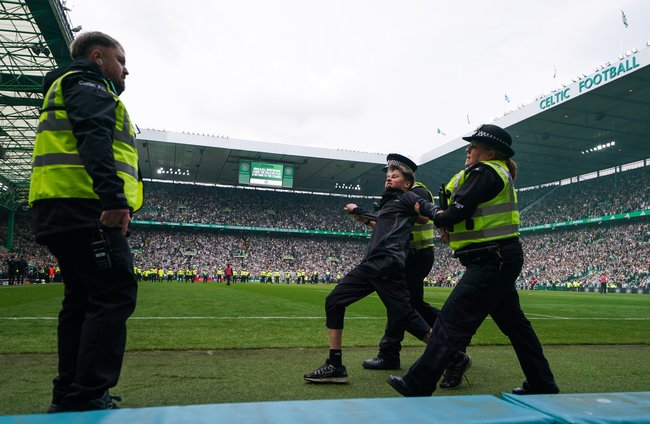 Socceroos hero Cammy Devlin and Hearts teammates leave stadium after ‘shameful’ pitch invasion