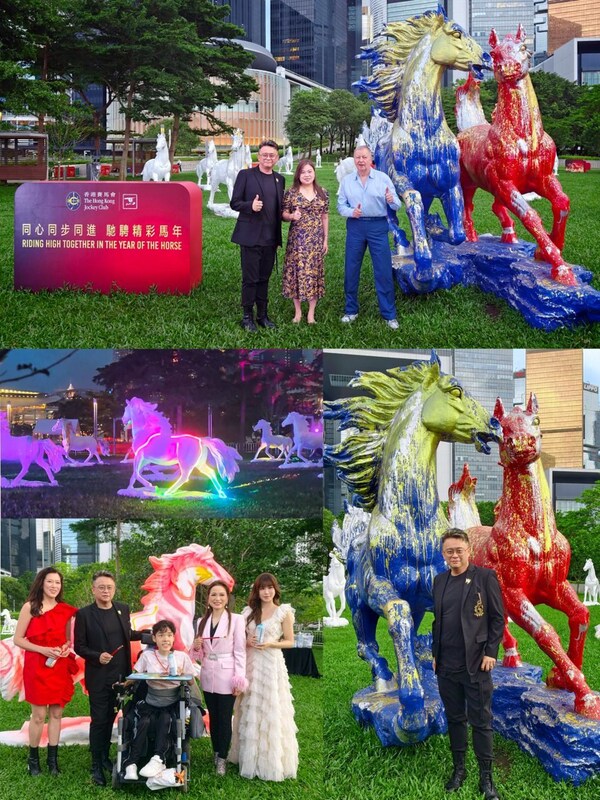 Harmonious Horse International Exhibition Tour Gallops into Tamar Park, Becoming New Community Landmark in Hong Kong