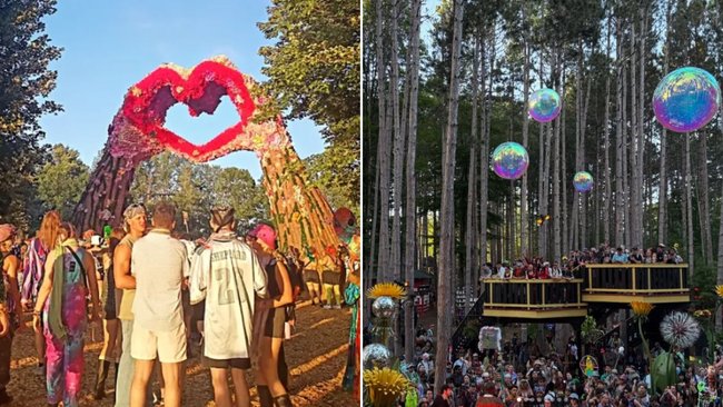 Newborn baby’s body found in portable toilet at Electric Forest Festival in Michigan, USA
