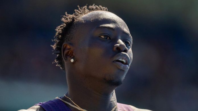 Gout Gout forced to pull out of world championships with hamstring injury