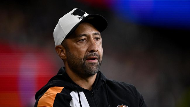 Wests Tigers in crisis again as star half Adam Doueihi walks out after ‘dust-up’ with coach Benji Marshall