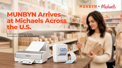 MUNBYN Partners with Michaels to Bring Creative-Focused Smart Printing Solutions to U.S