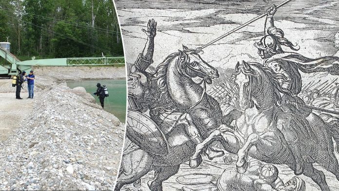 Ancient 'rusty treasure' emerges from river with enough iron to forge 500 swords